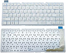 Клавиатура для ноутбука Asus X441 series без рамки White