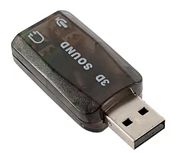 Внешняя звуковая USB карта Sound Adapter USB - 2x3.5mm - миниатюра 2
