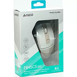 Компьютерная мышка A4Tech FG45CS Air Wireless Cream Beige - миниатюра 9