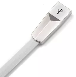 Кабель USB Hoco X4 Zinc Alloy 2-in-1 USB Lightning/micro USB Cable Gray - миниатюра 5
