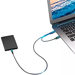 Кабель USB Vention 15w 3a USB - USB Type-C cable black (CQKBF) - миниатюра 5
