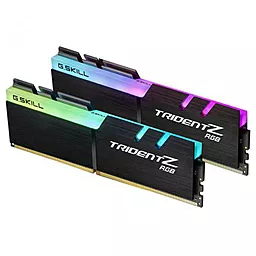Оперативна пам'ять G.Skill DDR4 32GB (2x16GB) 3200 MHz Trident Z RGB (F4-3200C15D-32GTZR) - мініатюра 2