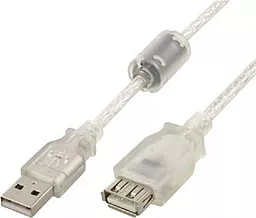 Шлейф (Кабель) Cablexpert USB 2.0A - USBA, 4.5м (CCF-USB2-AMAF-TR-15)