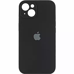 Чехол Silicone Case Full Camera для Apple iPhone 15 Black