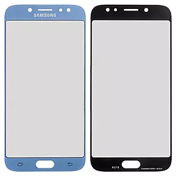 Корпусное стекло дисплея Samsung Galaxy J7 J730F 2017 Blue