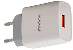 Сетевое зарядное устройство iKaku 10.5W 2.1A 1xUSB White (KSC-215 NATU) - миниатюра 3