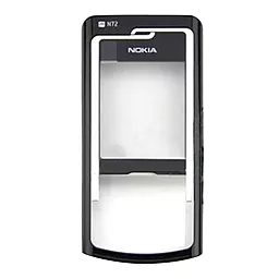 Корпусное стекло дисплея Nokia N72 Black