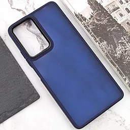 Чехол Epik Lyon Frosted для Xiaomi Redmi Note 10 Pro / 10 Pro Max Navy Blue - миниатюра 4