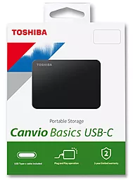 Внешний жесткий диск Toshiba Canvio Basics USB-C 4TB USB3.2 (HDTB440EKCCA) - миниатюра 7
