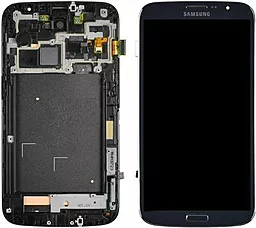 Дисплей Samsung Galaxy Mega 6.3 I9200, I9205 с тачскрином и рамкой, оригинал, Blue