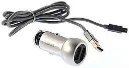 Автомобильное зарядное устройство LDNio Car Charger C401 3.6A 2 USB с кабелем micro USB Silver (DL-C401) - миниатюра 2
