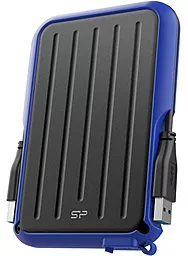 Зовнішній жорсткий диск Silicon Power Armor A66 2 TB Blue (SP020TBPHD66SS3B)