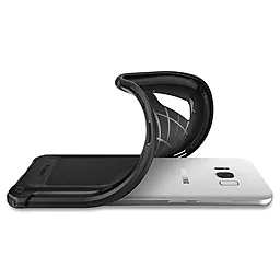 Чехол Spigen Rugged Armor Extra для Samsung Galaxy S8 Plus Black (571CS21276) - миниатюра 2
