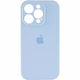 Чехол Silicone Case Full Camera для Apple iPhone 15 Pro Max Mist Blue