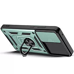 Чехол Epik Camshield Serge Ring для Samsung Galaxy M14 5G Green - миниатюра 3
