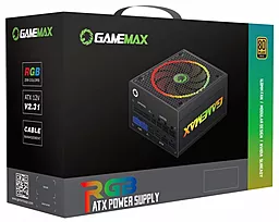 Блок питания GAMEMAX 1050W 80 Gold ARGB (RGB-1050 PRO) - миниатюра 6