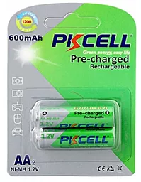 Аккумулятор PKCELL Pre-Charged AA 600mAh NiMH 2шт (PC / AA600-2BA) - миниатюра 3