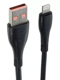 Кабель USB XO NB185 6A Lightning Cable Black - миниатюра 2