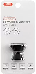 Автодержатель магнитный XO C30A Magnetic Leather Dashboard Holder Black - миниатюра 3