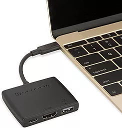 Мультипортовий Type-C хаб Scosche USB-C -> HDMI/USB 3.0/Type-C Black (CMPAI) - мініатюра 4