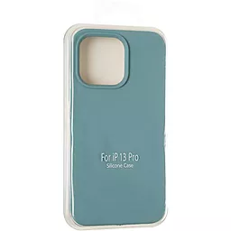 Чехол 1TOUCH Original Full Soft Case for iPhone 13 Pro Pinery Green (Without logo) - миниатюра 4