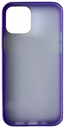 Чехол 1TOUCH Gingle Matte для Apple iPhone 12, iPhone 12 Pro Lilac/Green