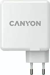 Сетевое зарядное устройство Canyon GaN 100W 2USB-A/2USB Type-C Ports White (CND-CHA100W01) - миниатюра 2