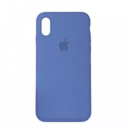 Чехол Silicone Case Full для Apple iPhone XS Max Azure