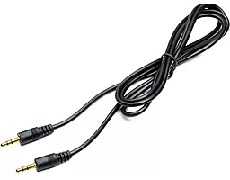Аудио кабель PowerPlant AUX mini Jack 3.5mm M/M Cable 1 м black (KD00AS1262) - миниатюра 2