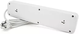 Сетевой фильтр (удлинитель) Voltronic F24 2500w 4 розетки 2м c выключателем белый (F24-White) - миниатюра 3