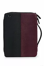 Чохол для планшету Tuff-Luv Roma Faux Leather Zip Case Cover (with Sleep Function) for the Apple iPad mini Black / Mahogany (I7_25) - мініатюра 2