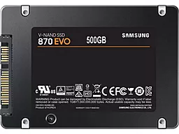 Накопичувач SSD Samsung 870 EVO 500 GB (MZ-77E500BW) - мініатюра 4