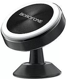 Автодержатель магнитный Borofone BH5 Platinum Magnetic Center Console Holder Black - миниатюра 2