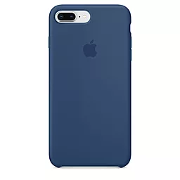 Чехол Apple Silicone Case PB для Apple iPhone 7 Plus, iPhone 8 Plus Blue Cobalt