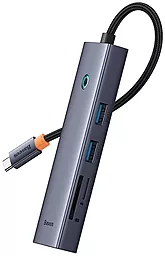 USB Type-C хаб Baseus 7-in-1 grey (B00052805813-00) - миниатюра 3