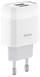 Сетевое зарядное устройство Hoco C73A Glorious 2USB White - миниатюра 3