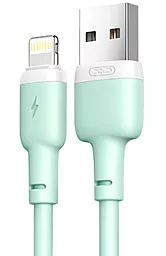 Кабель USB XO NB208 Liquid Silicone 12w 2.4a Lightning cable green