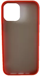 Чехол 1TOUCH Gingle Matte для Apple iPhone 12 Pro Max Red/Black