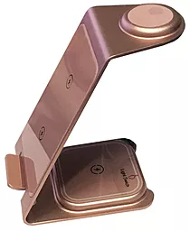 Бездротовий (індукційний) зарядний пристрій EasyLife Y93 Ultra-Thin 3-in-1 15w wireless charger pink