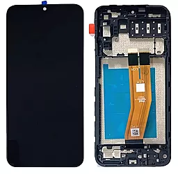 Дисплей Samsung Galaxy A14 A145 з тачскріном і рамкою, оригінал, Black