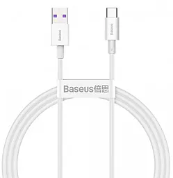 USB Кабель Baseus Superior Series Fast Charging 66w 6a USB Type-C cable white (CATYS-02)