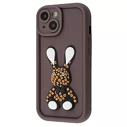 Чехол Pretty Things Case для Apple iPhone 14  brown/rabbit