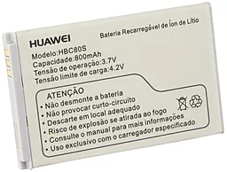 Акумулятор Huawei C2288 / HBC80S (800 mAh) 12 міс. гарантії - мініатюра 3