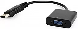 Видео переходник (адаптер) Cablexpert DisplayPort - VGA Black (AB-DPM-VGAF-02) - миниатюра 2