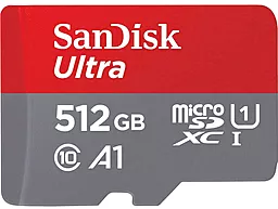 Карта памяти SanDisk microSDXC Ultra 512GB UHS-I A1 Class 10 + SD-adapter (SDSQUAC-512G-GN6MA) - миниатюра 2