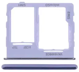 Держатель (лоток) Сим карты Samsung Galaxy A32 5G A326 и карты памяти Dual SIM Awesome Violet
