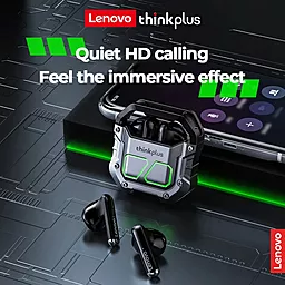 Навушники Lenovo ThinkPlus XT81 Black - мініатюра 4