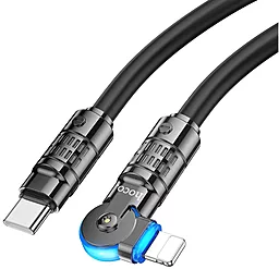 Кабель USB PD Hoco U118 27w 3a 1.2m USB Type-C - Lightning cable black - миниатюра 4