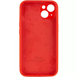 Чехол Silicone Case Full Camera for Apple IPhone 14 Red - миниатюра 2