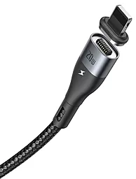 Кабель USB PD Baseus Zinc Magnetic 20W USB Type-C - Lightning Cable Black (CATLXC-01) - миниатюра 2